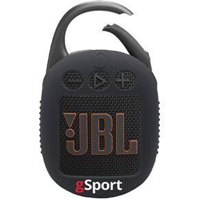 JBL Clip 5 Ultra Portable Bluetooth Speaker Bundle with gSport Silicone Sleeve (Black)