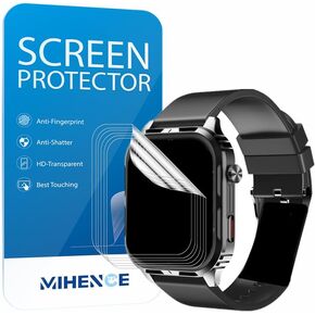 Screen Protector Compatible for LEDXBNSS S200 2.1" Smart Watch, TPU HD Protective Film (6 PCS)