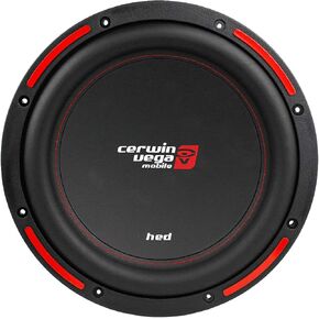 Cerwin Vega H7124S 12" 4Ω 1200W Max / 200W RMS Single Voice Coil Subwoofer, Black