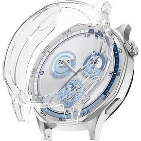 For HUAWEI WATCH GT 5 46mm Case, Protective Case TPU All-Around Protective Case Soft TPU Case watch Case Cover Bumper Frame for HUAWEI WATCH GT5 46mm 1.43" （clear）