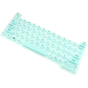 Heart Shaped Raised Keyboard Cover for Long Nails, Black, Silicone, Compatible with Laptop Keyboard