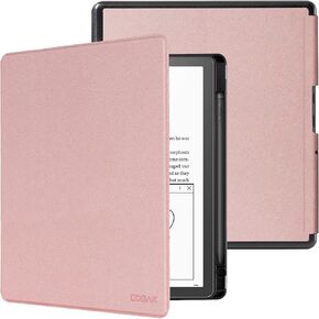 CoBak Case for Kindle Scribe - All New PU Leather Cover with Auto Sleep Wake Feature for Kindle Scribe 10.2" 2022 & 2024 Released with Pen Holder