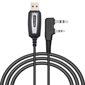 BAOFENG USB Programming Cable CH340 Chip Compatible with UV-5R(All) BF-F8HP Handheld Ham Radio Two Way Radio with Driver CD for UV-82 Walkie Talkies Accessories