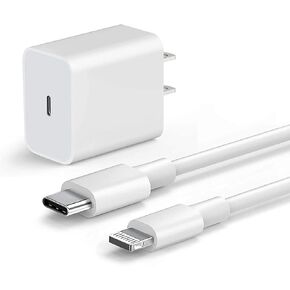 iPhone Charger, Amoner Fast Wall Charger 20W PD USB C Charger Vertical Port with [Apple MFi Certified] 3FT C to Lightning Cable for iPhone 14/13/12/12Pro/12ProMax/11/Pro/11ProMax/XR/XS/8/SE