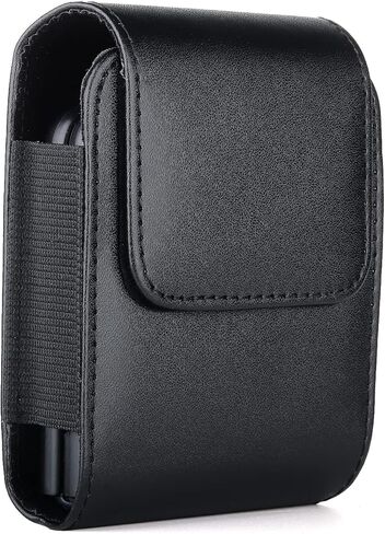 حافظة الهاتف الخليوي حزام دوارة الحزام العلبة PU PU LEATHER POUCH POUCH COPERS لـ Samsung Galaxy Z Flip 6/ z Flip 5/ z Flip 4/ z Flip 3 5G ، Motorola Razr+، Razr 40 50 Ultra ، Razr 2024 2023 2022 5G 2019 in Saudi Arabia