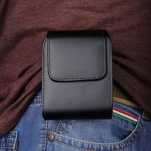 حافظة الهاتف الخليوي حزام دوارة الحزام العلبة PU PU LEATHER POUCH POUCH COPERS لـ Samsung Galaxy Z Flip 6/ z Flip 5/ z Flip 4/ z Flip 3 5G ، Motorola Razr+، Razr 40 50 Ultra ، Razr 2024 2023 2022 5G 2019 in Saudi Arabia