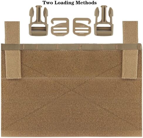 Loop Mounting Placard Platform Tactical Vest Expansion Panel with Hook Backing in Saudi Arabia