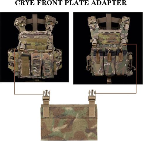 Loop Mounting Placard Platform Tactical Vest Expansion Panel with Hook Backing in Saudi Arabia