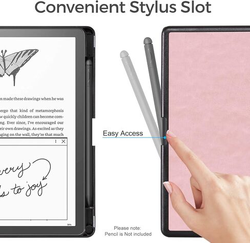 COBAK CASE for Kindle Scribe مع اثنين من زوايين المشاهدة - جميع الغطاء الجلدي PU الجديد مع Auto Sleep Wake ، حامل القلم ، ميزة حزام يدوية لـ Kindle Scribe 10.2 "2022 و 2024 تم إصدارها in Saudi Arabia