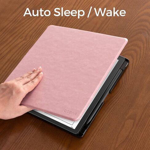 COBAK CASE for Kindle Scribe مع اثنين من زوايين المشاهدة - جميع الغطاء الجلدي PU الجديد مع Auto Sleep Wake ، حامل القلم ، ميزة حزام يدوية لـ Kindle Scribe 10.2 "2022 و 2024 تم إصدارها in Saudi Arabia