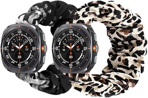 Compatible with Samsung Galaxy Watch 7 Ultra Bands 47mm, Scrunchie Smartwatch Replacement Elastic Scrunchie Strap for Samsung Watch Ultra 2024 Men Women in Saudi Arabia