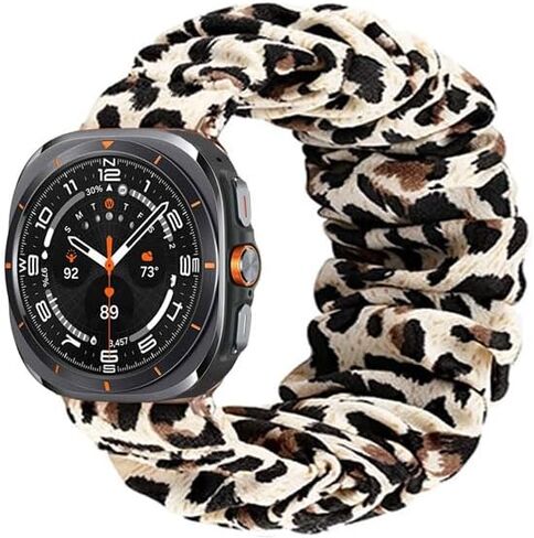 Compatible with Samsung Galaxy Watch 7 Ultra Bands 47mm, Scrunchie Smartwatch Replacement Elastic Scrunchie Strap for Samsung Watch Ultra 2024 Men Women in Saudi Arabia
