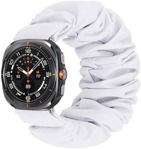 Compatible with Samsung Galaxy Watch 7 Ultra Bands 47mm, Scrunchie Smartwatch Replacement Elastic Scrunchie Strap for Samsung Watch Ultra 2024 Men Women in Saudi Arabia