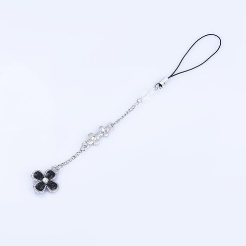 Four Leaf Clover Phone Charm - Cartoon Anime Lucky Flower Pendant - Cell Phone Strap Keychain Bag Charm Car Accessory in Kuwait