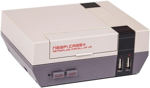 NESPi Case+,Retroflag NESPi Case+ Plus Functional Power Button with Safe Shutdown for Raspberry Pi 3 B+ (B Plus) in Kuwait