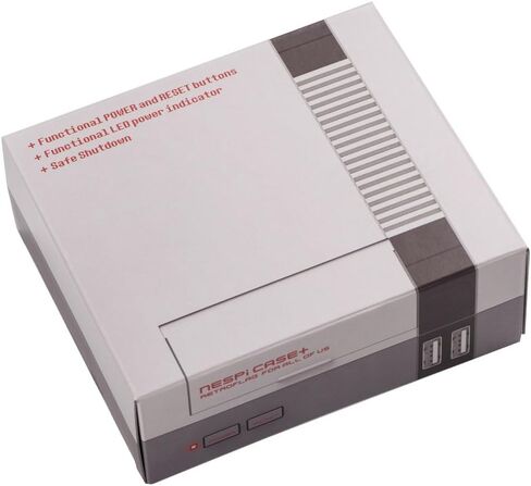 NESPi Case+,Retroflag NESPi Case+ Plus Functional Power Button with Safe Shutdown for Raspberry Pi 3 B+ (B Plus) in Kuwait