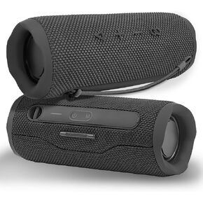 SANTANA BY CARLOS SANTANA Energia Bluetooth Speaker- Dual 5W Speakers, Impact Resistant, IPX5 Waterproof, Up to 20 Hours Battery Life, Pairable for Massive Sound Experience - Black