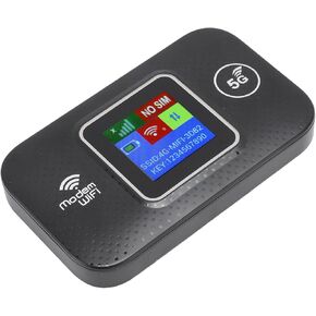 LTE Mobile Hotspot, 4G 150Mbps Portable Travel Router, with SIM Card Slot, Support Up to 10 Devices, Router for Home Office Travel