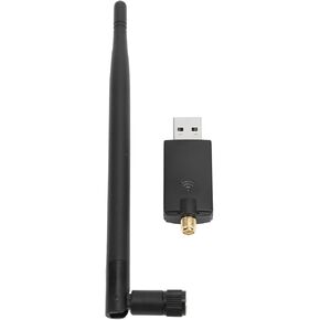 USB WiFi6 Cordless Network Adapter, 900Mbps BT 5.3 Network Adapter with High Gain Antenna Dual Band 5Ghz 6Ghz, Cordless Network Card for PC Desktop