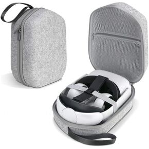 Hard Carrying Case Compatible with Oculus Meta Quest 3/Quest 2 VR, Suitable for Travel and Home Storage