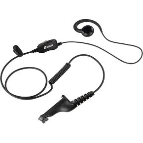 BSE12-M9 Earhook Headset Earpiece with Mic Compatible with Motorola Radios APX 8000 APX 7000 APX 4000 XPR 7350e XPR 7550 XPR 7580e APX6000 APX8000 XPR7550 XPR7550e APX 6000 XPR 7550e
