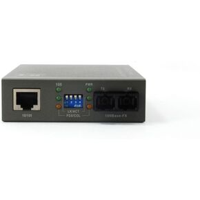 RJ45 (100Base-TX) / Fiber-SC (100Base-FX) Converter multimode 2km