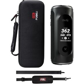 FBLFOBELI Hard Travel Case Compatible with Blue Tees Golf Player+ GPS Speaker, Hard Carrying Protective Golf GPS Speaker Case with Shoulder Strap