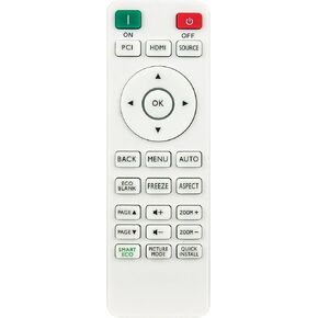 RCX016 Replace Remote Control fit for BenQ Projector MS560/MX560/MW560/MH560/MS560P/MX560P/LW500 LW500ST LH500 LW550 LH550 LW600ST LH600ST