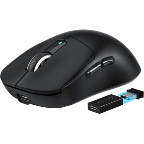 ATTACK SHARK X3PRO 4K/8K Lightweight Wireless Gaming Mouse with Tri-Mode(Wired/2.4GHz/BT),PAW3395 Optical Sensor,26K DPI,Kailh GM8.0 Switch,Long Battery,7 Buttons for PC/Laptop/Win/Mac(Black)