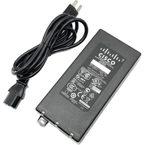 Genuine Cisco 56V Power Injector for Aironet 1800 2800 3800 Wireless Access Points AIR-PWRINJ4, Bundle: Injector, Cord