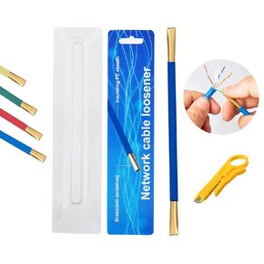 LIUJINCAN Cable Looser, Engineer Tools Twisted Wire Core Separator for CAT5/CAT6/CAT7 and Telephone Lines (Blue)