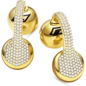 JewelPods C01 Open Ear Earbuds, Jewelry-Inspired Designs Metal Clip-on Earbuds, Lightweight Comfort Wireless Bluetooth Headphones,Excellent Spatial Audio,Sweat & Water Resistant, 72H Play (Rose Gold)