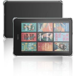Case for Kindle Colorsoft Signature Edition 2024,WUNIAK Cover for Kindle First Color Thin Slim Lightweight Scratch Proof,Durable Protection Silicone Rubber TPU Cover for 7" Colorsoft Display(Clear).