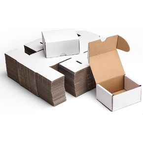 ZBEIVAN 6x6x2 Black Small Shipping Boxes, 30 Packs Corrugated Cardboard Mailer Boxes for Packaging Small Business Mailing Gifts Wrap Boxes with Lids