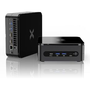 Mini Gaming PC AMD Ryzen 9 7940HS (8C/16T ، حتى 5.2 جيجا هرتز) ، 32 جيجابايت DDR5 1TB M. 0 ، 2xhdmi ، 1xtype-c ، 1xrj45