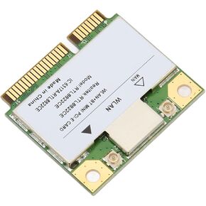 Card RTL8822CE Mini PCIe Gigabit 2.4G 5G Band, Bluetooth 5.1, 1200M Speed, 10 Compatible, PCB Material, Easy Installation, Suitable for Laptops and Computers