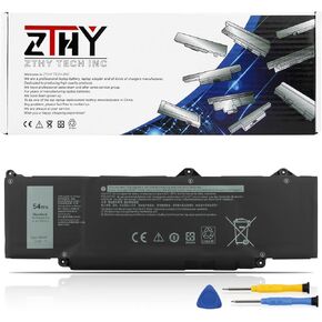ZTHY DR02P 54Wh 3-Cell Laptop Battery Replacement for Dell Latitude 5440 5450 5540 5550 Precision 3480 3490 3580 3590 Mobile Workstation Series 2X1V9 02X1V9 803W6 0803W6 11.4V 4623mAh
