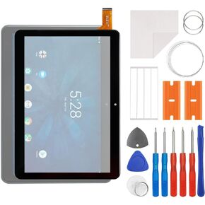 New Touch Screen Glass Digitizer Replacement Compatible with ONN ONA19TB003 100005208 Tablet-10.1" with Upgraded OCA Repair Kit-NO LCD Display
