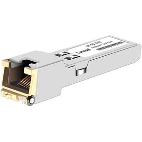 1.25G RJ45 Copper SFP Transceiver, 1000Base-T SFP to Ethernet Module, up to 100m for Fiber Switch, Media Converter, Router, Optical Fiber Network Card and Other Fiber Devices