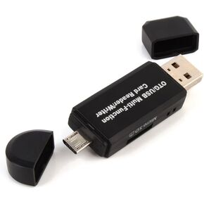 Card Reader Memory Card Reader Micro SD Card Reader Micro USB 2.0 OTG Adapter Connector for Smartphones/Tablets