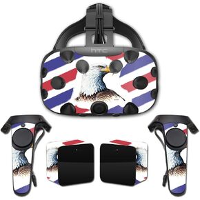 MightySkins Skin Compatible With HTC Vive Full Coverage - Eagle Head | Protective, Durable, and Unique Vinyl Decal wrap cover | Easy To Apply, Remove, and Change Styles | Made in the USA