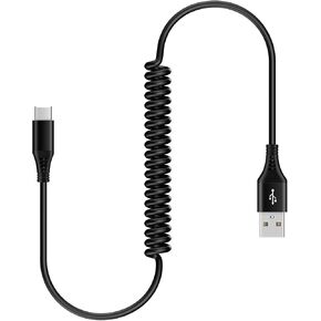S24 C Charger Cord Phone Android Car Fast Charging Retractable لـ iPhone 15 Pro Max ، 15 Plus ، ملفوف Car Car Type C Car Fast Car for Samsung Galaxy S24 Ultra 5G A54 A25 A14 A13 S23 S23 ، Pixel