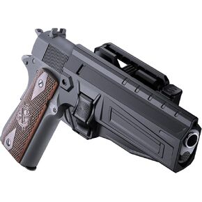 Molle Belt Holster for Colt 1911 5" Holsters Without Rail, OWB Holster for Kimber 1911/Taurus 1911/SA 1911/Springfield 1911, 360° Adjustable Open Carry Holster Also Fits Variants 1911 5" Pistol