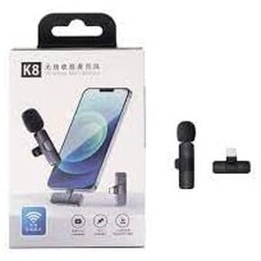 Micrófono inalámbrico de Solapa Compatible con Android y otros dispositivos, para Grabacion de videoaudio, Podcast, Reels, Entrevistas
