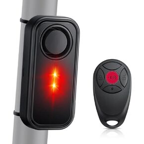 ONVIAN Bike Alarm with Remote, Ultra-Loud 113db Ebike Alarm, IP66 Waterproof Anti Theft Car Device Vibration Motion Sensor, Bike Accessories for Motorcycle Moped Scooter Doors Window