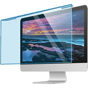 Blue Light Blocking Screen Protector for 26-27 inch Monitor, Reusable, Protects Eyes, Washable, High Transmittance, Anti, Anti Fingerprint (26-27)