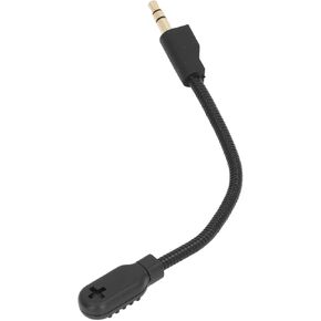 Replacement Game Mic for Logitech G Pro/Logitech G Pro X, 3.5mm JackDetachable Microphone Boom with Foam Cover, Computer PC Gaming Headsets Noise Cancelling Replacement Mic