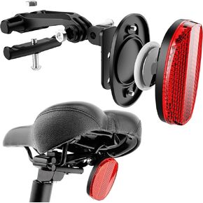 CITYWAY Hidden Airtag Bike Mount, Stealthy case for Apple Airtag with Bike reflectors, Anti-Theft Seatpost Mount for Mountain Bikes & Scooters