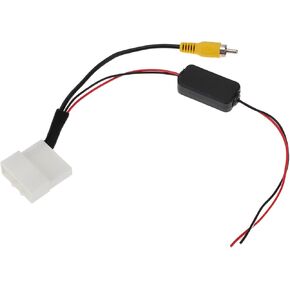 Front Rear View Camera Adapter Wire Harness Cable 24 Pin for Toyota Kluger RAV4 Stabilise Backup Camera Wiring Harness Plastic,Metal 1 Pcs