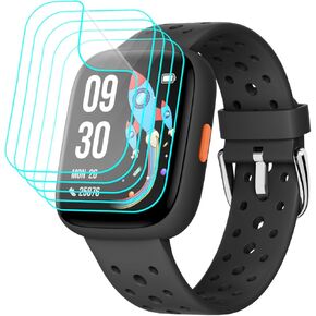 [5 Pack] for BIGGERFIVE Smart Watch BW02 Screen Protector BIGGERFIVE BW02 Screen Protector PET Film [Case Friendly] [Anti-Scratch] [Bubble Free] Watch Screen Protector for BIGGERFIVE BRAVE 2